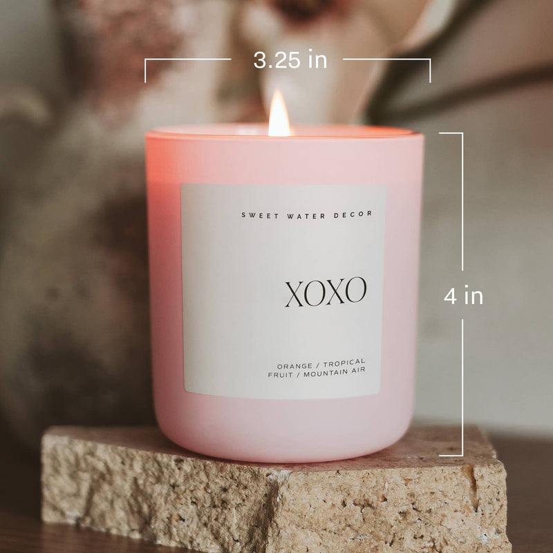 *NEW* XOXO 15 oz Soy Candle, Matte Jar - Valentine&