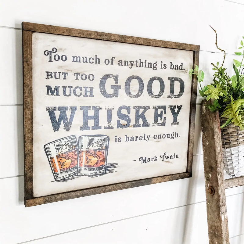 Mark Twain Whiskey Quote