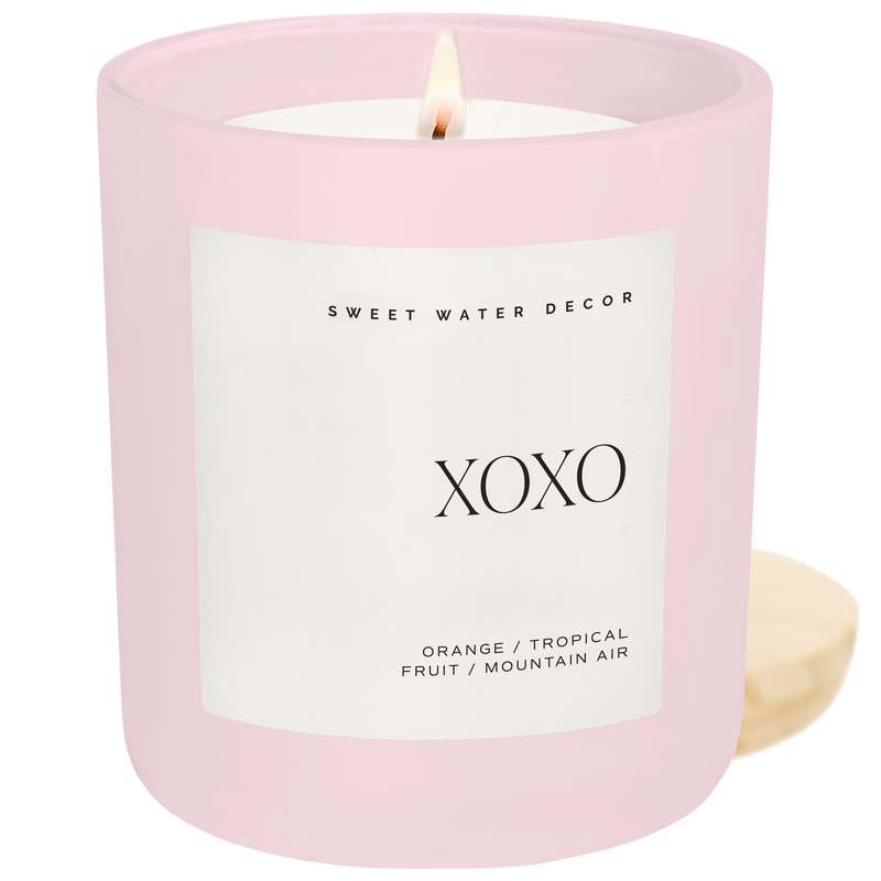 *NEW* XOXO 15 oz Soy Candle, Matte Jar - Valentine&