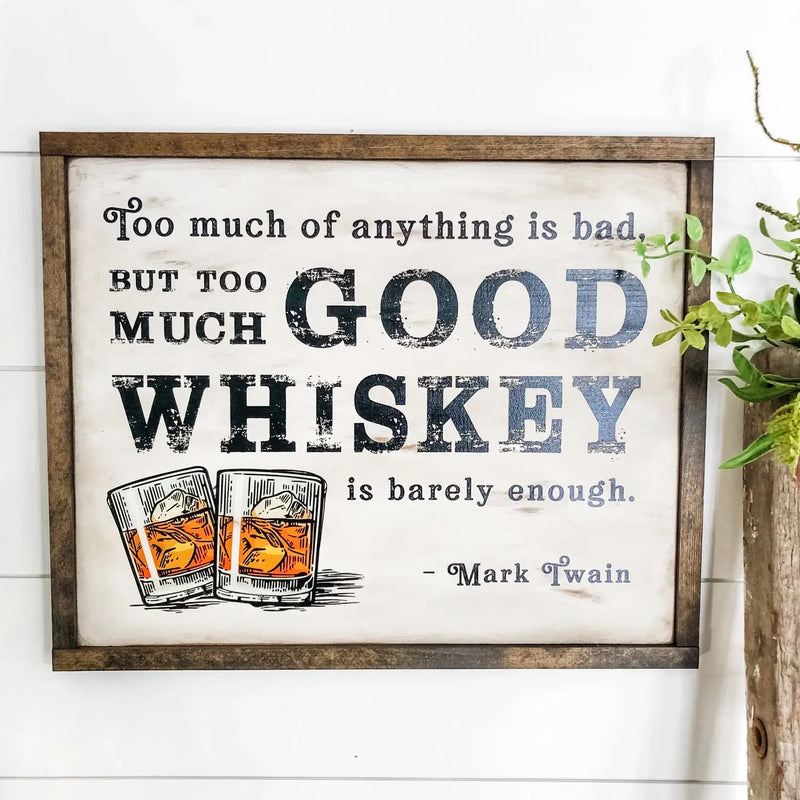 Mark Twain Whiskey Quote