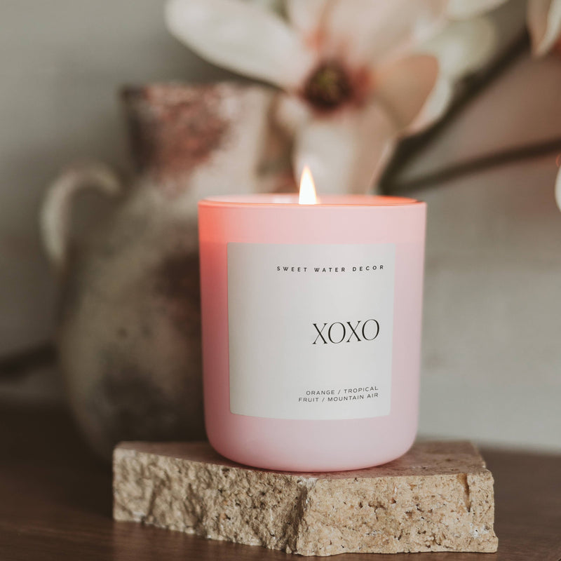 *NEW* XOXO 15 oz Soy Candle, Matte Jar - Valentine&