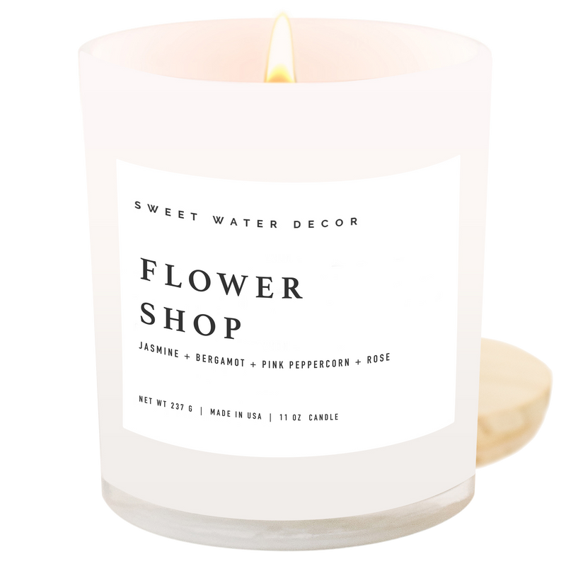 Flower Shop 11 oz Soy Candle - Home Decor & Gifts